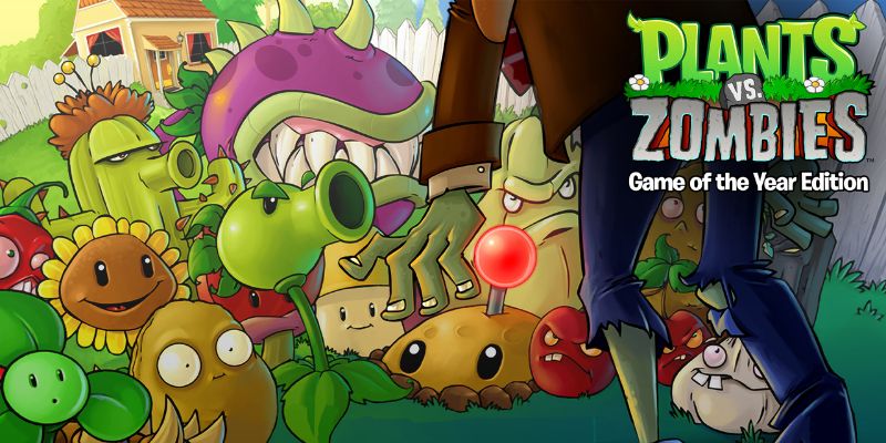 Hệ thống cây trồng và zombie trong Plants vs Zombies